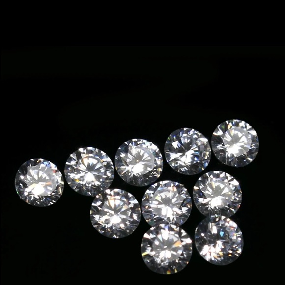 1.00 mm Round Brilliant yu Cut 10 Pcs DE Color VVS1 - Picture 4 of 7